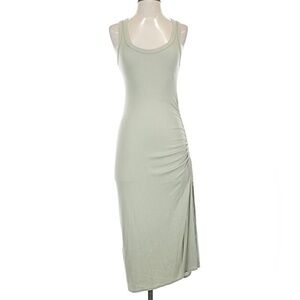 NWT J.Crew Ruched Midi Dress with Side Slit